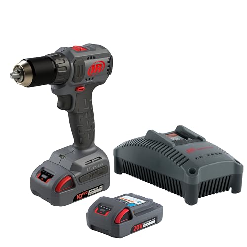 Ingersoll-Rand D3141-K22-EU 1/2" 20V Cordless Compact Drill Driver 2 Battery Kit, 50 Nm Torque, Keyless Chuck, Pistol Grip von Ingersoll-Rand