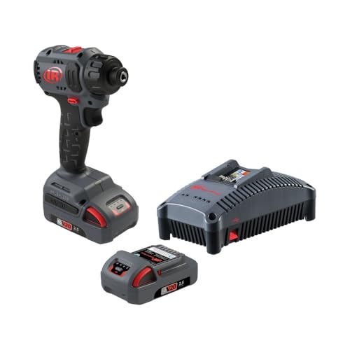 Ingersoll Rand Hex 20V Akku-Kompaktschrauber 1/4", 2-Batterie-Kit, 50 Nm Drehmoment, Schnellwechselaufnahme, Pistolenform von Ingersoll-Rand