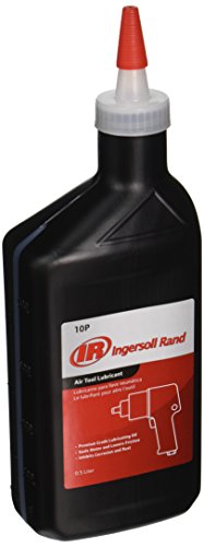 Ingersoll Rand Premium-Druckluft Werkzeug Öl 10P, für Druckluftwerkzeuge, Getriebeöl und Hydrauliköl für KfZ und Werkzeuge, ein Muss für jede Werkstatt, Grösse 0,5 Liter von Ingersoll-Rand
