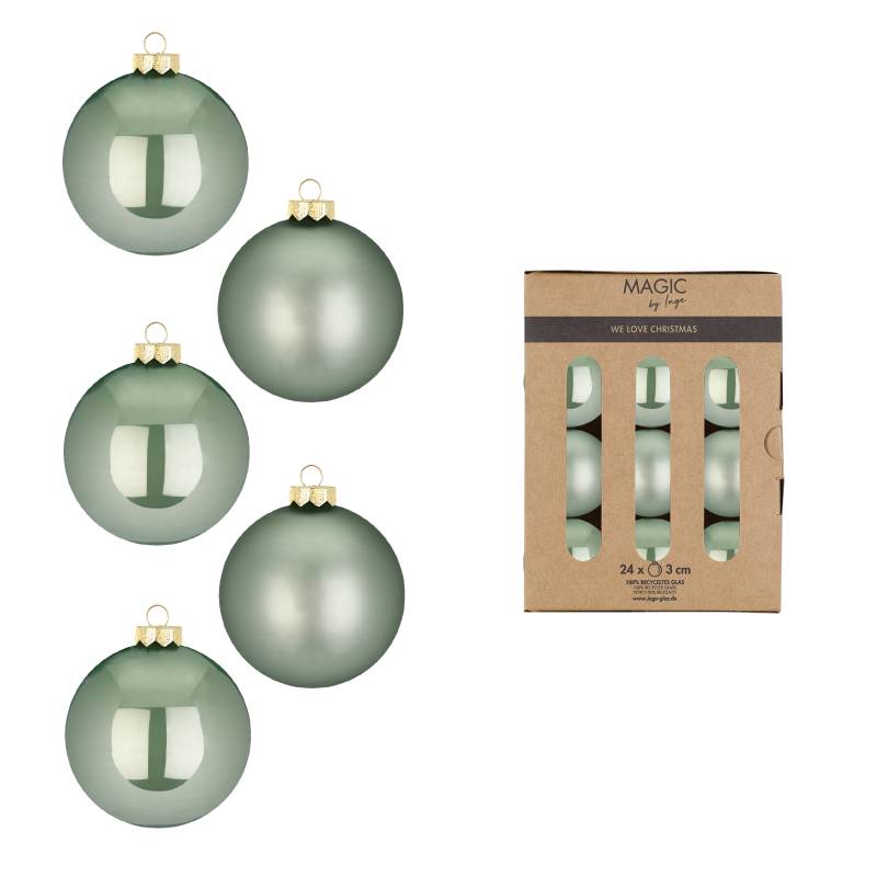 Kugel 3cm in Farbe Mild Sage () von Inges Christmas Decor