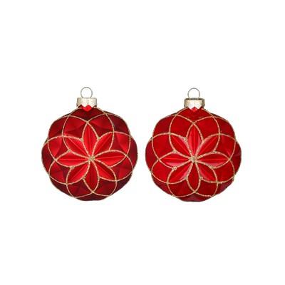 Kugel 8cm in Farbe Classic Chianti () von Inges Christmas Decor