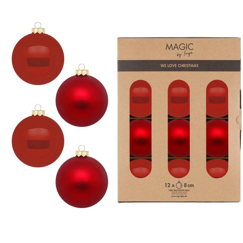 Kugel 8cm in Farbe Classic Chianti () von Inges Christmas Decor