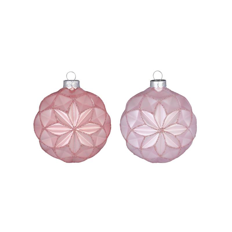 Kugel 8cm in Farbe Lovely Magnolia () von Inges Christmas Decor