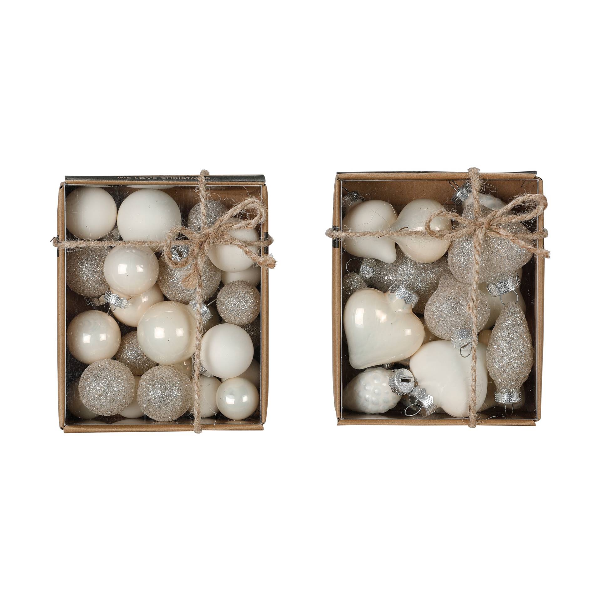 Kugeln und Formen  2-3 cm 0cm in Farbe Blanched Almond () von Inges Christmas Decor