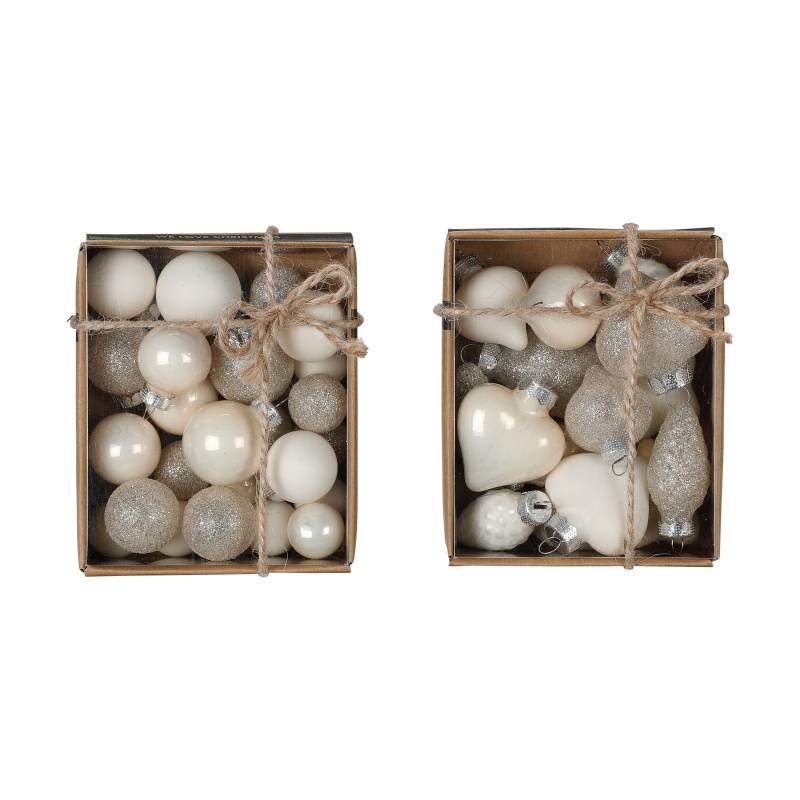 Kugeln und Formen  2-3 cm 0cm in Farbe Blanched Almond () von Inges Christmas Decor