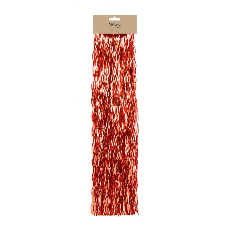 Lametta  50 cm  rot in Farbe Christmas Party () von Inges Christmas Decor