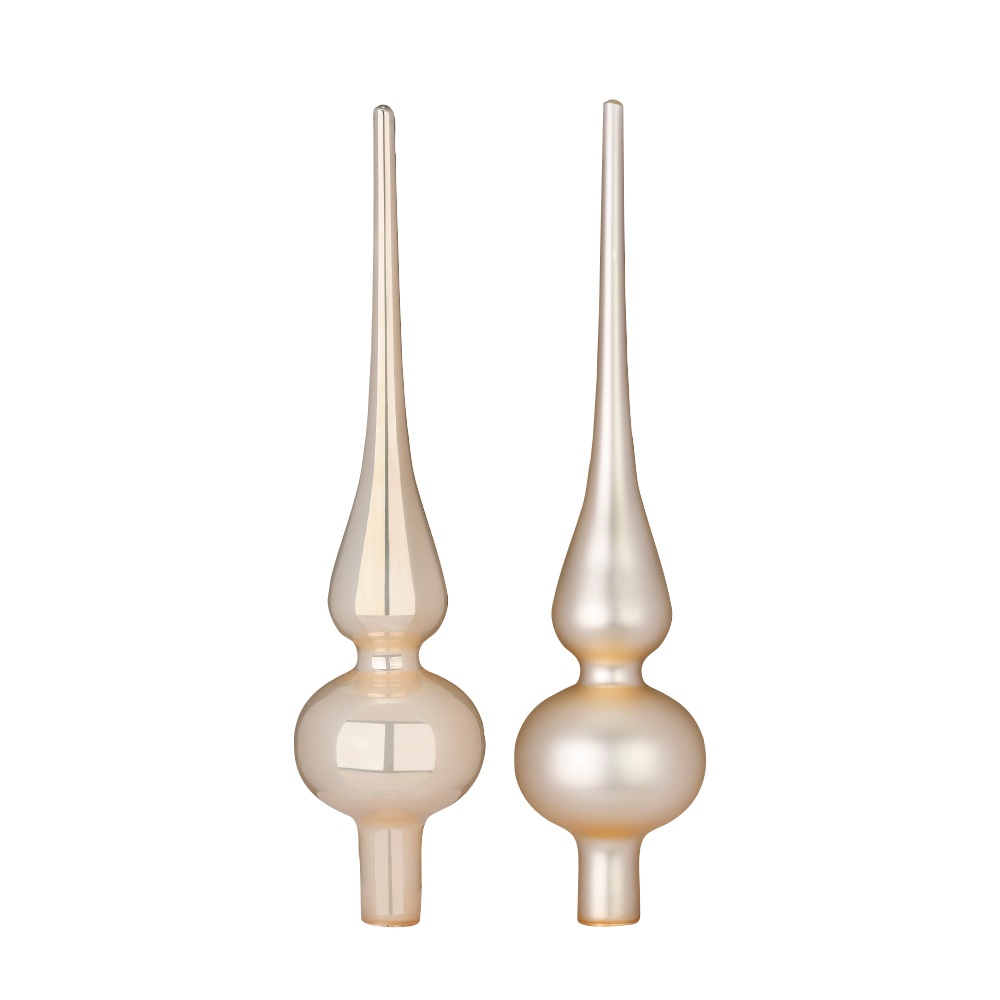 Spitze 26cm in Farbe Champagne (1 Stück/Box) von Inges Christmas Decor