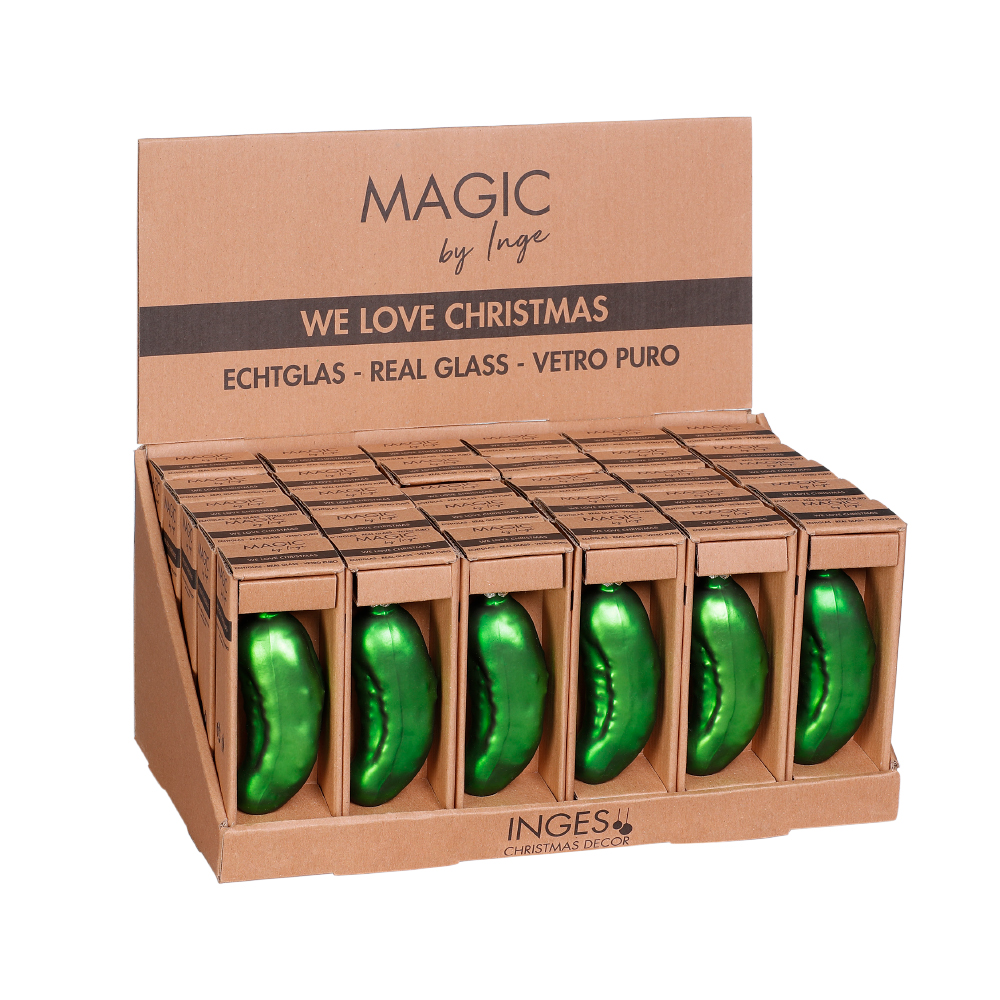 Weihnachtsgurke in Farbe Xmas () von Inges Christmas Decor