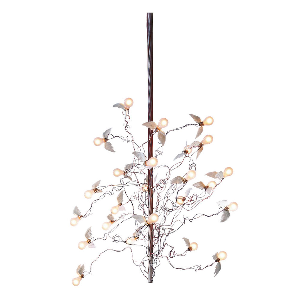 Ingo Maurer - Birds Birds Birds Pendelleuchte 190cm Transp. Kabel von Ingo Maurer