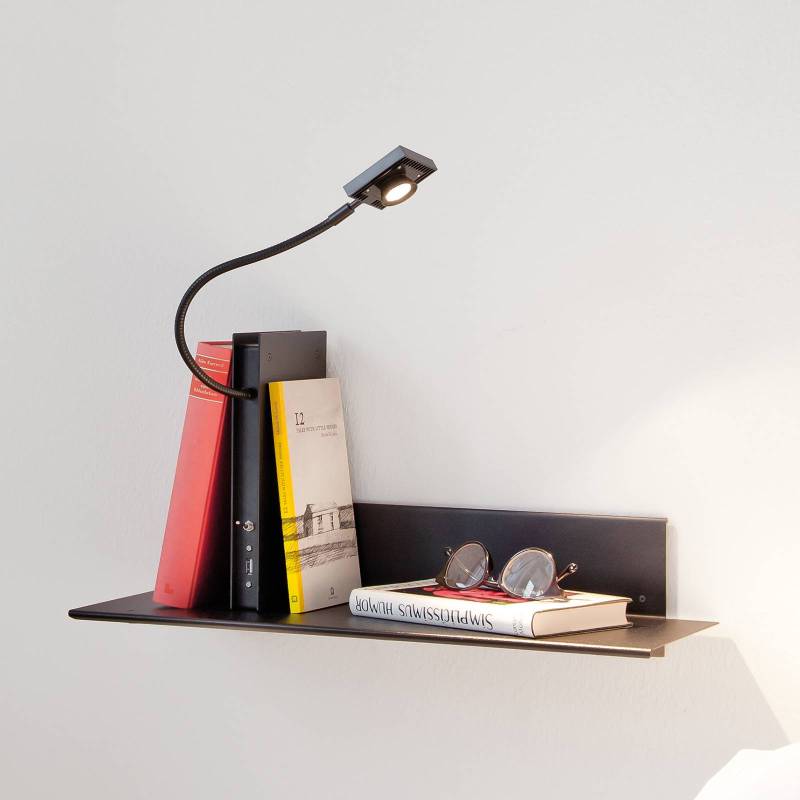 Ingo Maurer Oskar on the Shelf, schwarz, links Ingo Maurer Oskar on the Shelf, schwarz, links von Ingo Maurer