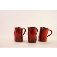 Keramiktasse in Rot Ca. 200 Ml Keramiktasse in Rot Ca. 200 Ml von IngolfHermannKeramik