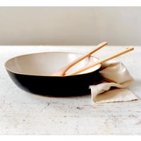 Keramik Servierschale in Schwarz/Weiß von IngridDebardCeramics