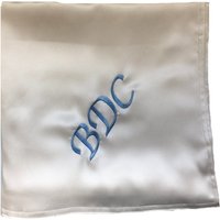 100% Seide Charmeuse Handmade Baby Decke Bestickt Und Personalisiert von InitialImpressions