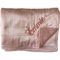 Fleece Gefüllte Satin Babydecke - Bestickt Und Personalisiert Mit Dem Namen Oder Monogramm Des Kindes Fleece Gefüllte Satin Babydecke - Bestickt Und Personalisiert Mit Dem Namen Oder Monogramm Des Kindes von InitialImpressions