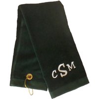Monogrammiertes Golf Handtuch Monogrammiertes Golf Handtuch von InitialImpressions