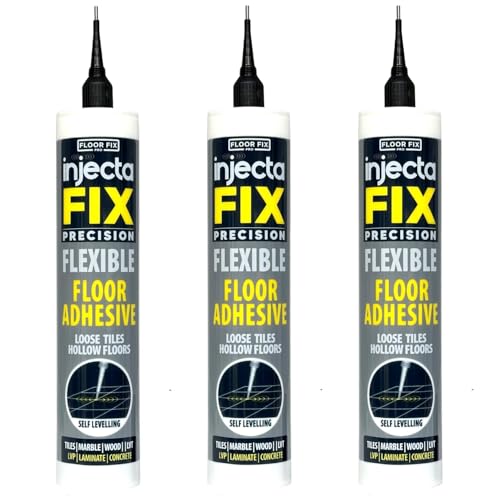 Floor-Fix Pro Injectafix 300 ml – Präzisions-Injektionskleber | Reparatur von losen und hohlen Fliesen | Holz-, Laminat- und Vinylböden | Präzisionsdüse 1,9 mm für unauffällige Reparaturen. Floor-Fix Pro Injectafix 300 ml – Präzisions-Injektionskleber | Reparatur von losen und hohlen Fliesen | Holz-, Laminat- und Vinylböden | Präzisionsdüse 1,9 mm für unauffällige Reparaturen. von Injectafix