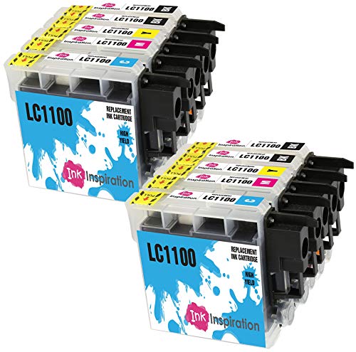 INK INSPIRATION® Ersatz für Brother LC1100 Druckerpatronen 10er-Pack, kompatibel mit Brother DCP-145C 165C 195C 197C 375CW 385C 395CN 585CW 6690CW MFC-250C 290C 490CW 5490CN 5890CN 5895CW 6490CW 990CW von Ink Inspiration