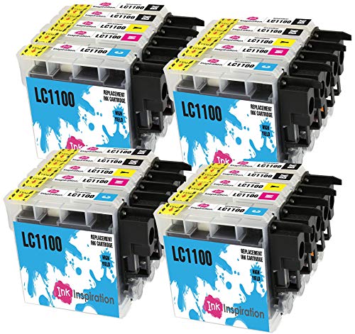 INK INSPIRATION® Ersatz für Brother LC1100 Druckerpatronen 20er-Pack, kompatibel mit Brother DCP-145C 165C 195C 197C 375CW 385C 395CN 585CW 6690CW MFC-250C 290C 490CW 5490CN 5890CN 5895CW 6490CW 990CW von Ink Inspiration