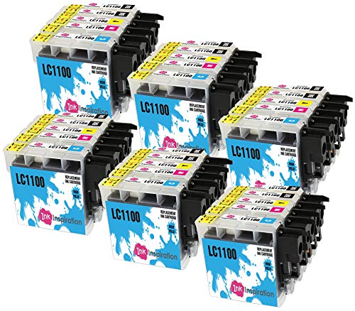 INK INSPIRATION® Ersatz für Brother LC1100 Druckerpatronen 30er-Pack, kompatibel mit Brother DCP-145C 165C 195C 197C 375CW 385C 395CN 585CW 6690CW MFC-250C 290C 490CW 5490CN 5890CN 5895CW 6490CW 990CW von Ink Inspiration