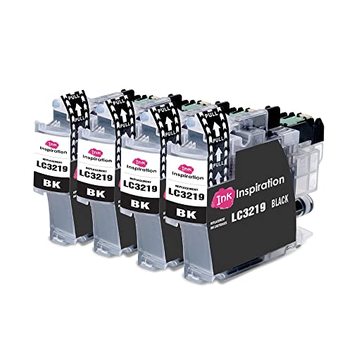Ink Inspiration® Ersatz für Brother LC3219XL LC-3219XLBK Schwarz Druckerpatronen 4er-Pack, kompatibel mit Brother MFC-J5330DW MFC-J5730DW MFC-J6530DW MFC-J6930DW MFC-J5335DW MFC-J6935DW MFC-J5930DW von Ink Inspiration