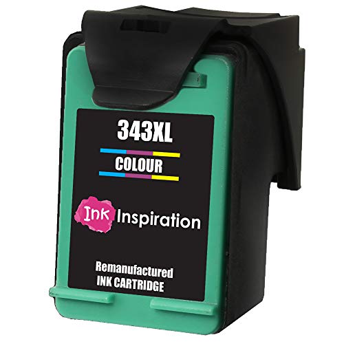Ink Inspiration® Farbe Premium Druckerpatrone Ersatz für HP 343 Photosmart 2575 2610 2710 8150 8450 8750 C3180 DeskJet 460c 6540 6620 9800 PSC 1610 2355 Officejet 100 150 6210 H470 von Ink Inspiration