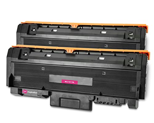 Ink Inspiration D116L Kompatibel für M2675FN Schwarz als Ersatz für Toner MLT-D116L 116L für Samsung Xpress SL M2625D M2675FN M2825DW M2825ND M2835DW M2875FD M2875FW M2885FW | 2er-Pack von Ink Inspiration