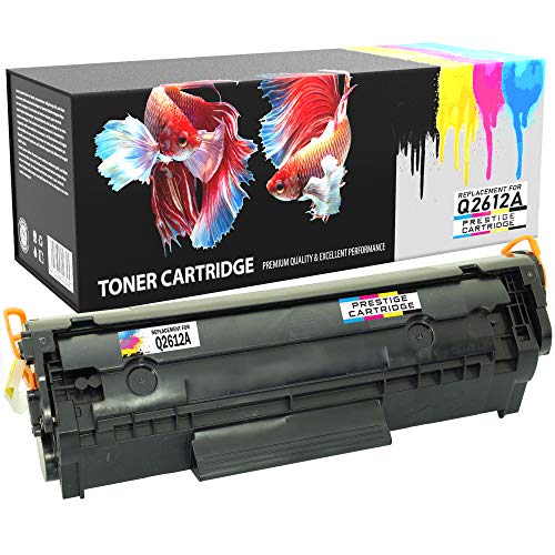 Prestige Cartridge Q2612A 12A Kompatible Tonerkartusche für HP LaserJet M1005 MFP M1319F MFP 1010 1020 Plus 3052 3055 Canon LBP-2900 LBP-3000 - 1 Schwarz von PRESTIGE CARTRIDGE