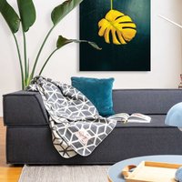 Große Wolldecke Aus Ecuador 220x200cm | Queen Size Ultraweich Handgemacht Überwurf Boho Ethno Fair & Vegan Produziert von InkaTreasuresEcuador