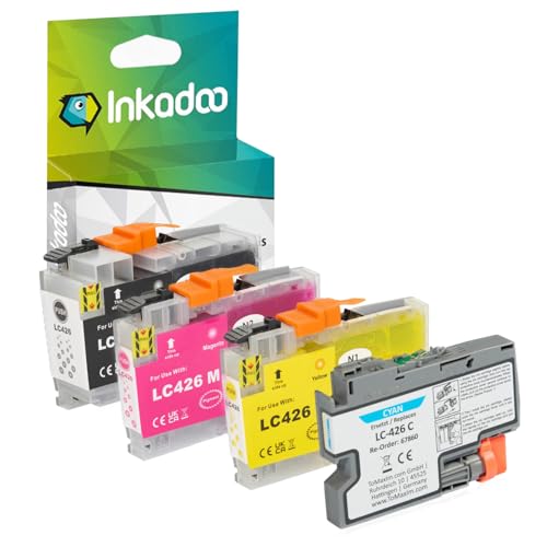 Inkadoo Kompatibel Tinte für Brother LC-426 MFC-J 4540 Series, Mini 19 Biz-Step, MFC-J 4340 DW, MFC-J 4335 DW, MFC-J 4535 DW, MFC-J 4540 DW, MFC-J 4540 DWT, MFC-J 4540 DW XL, MFC-J 4340 DWE Ecopro Inkadoo Kompatibel Tinte für Brother LC-426 MFC-J 4540 Series, Mini 19 Biz-Step, MFC-J 4340 DW, MFC-J 4335 DW, MFC-J 4535 DW, MFC-J 4540 DW, MFC-J 4540 DWT, MFC-J 4540 DW XL, MFC-J 4340 DWE Ecopro von Inkadoo