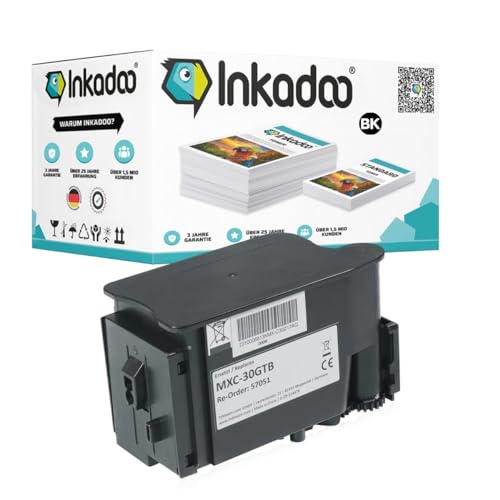 Inkadoo Toner für Sharp MXC-30GT Kompatibel MX-C 300 Series MX-C 250 F MX-C 300 P MX-C 250 Series MX-C 302 w Tonerkartusche, Tonerpatronen, Drucker Toner von Inkadoo