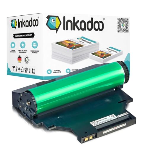 Inkadoo Bildtrommel für Samsung CLT-R406 /See CLX-3305 Series CLP-365 Xpress C 460 FW Xpress SL-C 430 W CLP-360 CLX-3300 Xpress C 400 Series Xpress SL-C 400 Series - 16.000 Seiten Trommel Bildeinheit von Inkadoo