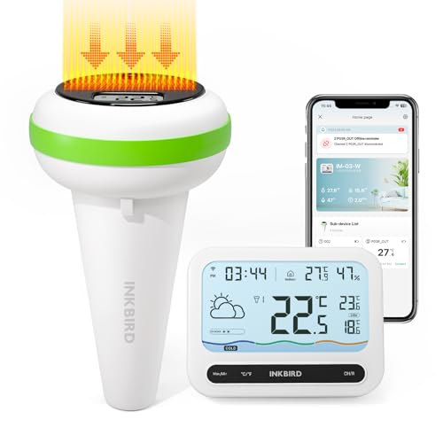 Inkbird IBS-P03R Solar-Poolthermometer-Kombi-Set, WLAN-Gateway mit Wetterinfo, UV-Index, Temperatur- und Feuchtigkeitsalarmen Inkbird IBS-P03R Solar-Poolthermometer-Kombi-Set, WLAN-Gateway mit Wetterinfo, UV-Index, Temperatur- und Feuchtigkeitsalarmen von Inkbird