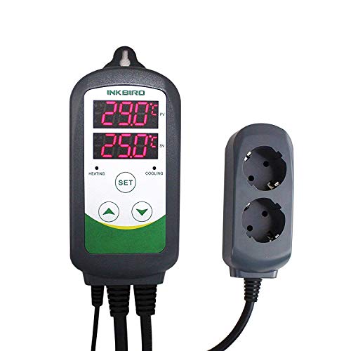 Inkbird ITC-308 Digitaler Temperaturregler mit fühler, Heizen Kühlen Temperaturschalter, 230V Thermostate von Inkbird