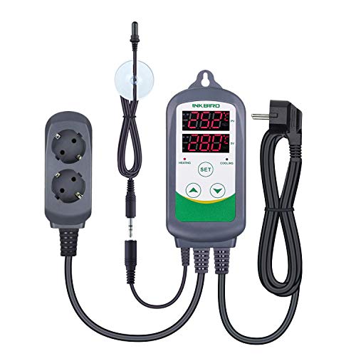 Inkbird ITC-308S Digitale Temperaturregler Thermostat mit Wasserdichte Temperatursensor für Aquarium von Inkbird