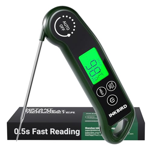 Inkbird RHT-11K Digital Fleischthermometer, K Sensor 0.5s Sofortiges Bratenthermometer Thermometer Küchenthermometer, LCD-Bildschirm Grillthermometer für Kochen, Grillen, Braten, Baby-Ernährung Inkbird RHT-11K Digital Fleischthermometer, K Sensor 0.5s Sofortiges Bratenthermometer Thermometer Küchenthermometer, LCD-Bildschirm Grillthermometer für Kochen, Grillen, Braten, Baby-Ernährung von Inkbird