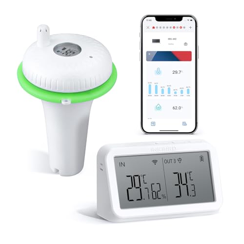 Inkbird Schwimmendes Poolthermometer mit IBS-M2 Wlan Gateway-Kombination von Inkbird