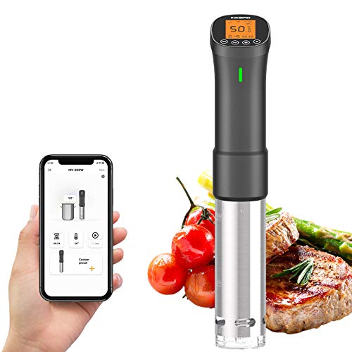 Inkbird Sous Vide Stick 1000 Watt,ISV-200W Sous Vide Garer App-Steuerung,360° Zirkulation,0℃-90℃ Temperatur von Inkbird