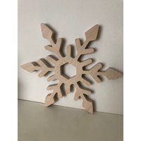 Schneeflocke Aus Holz von InkesWorld