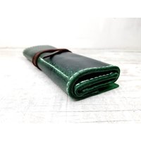 Hand Genähte Leder Werkzeugrolle Personalisierter Künstler Pinsel, Federmäppchen Hand Genähte Leder Werkzeugrolle Personalisierter Künstler Pinsel, Federmäppchen von InkitLeather