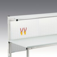 Lochplatte für TRESTON ergonomische Arbeitsplatzsysteme, für Breite 1.500 mm von Treston