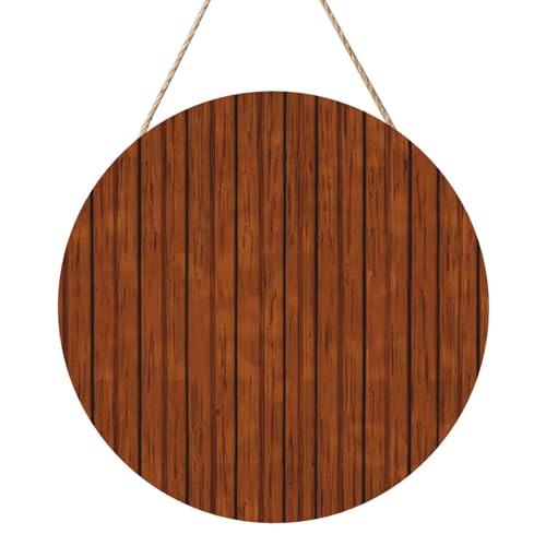 Braunes Holzmuster Runde Holztafelmalerei 12 Zoll Exquisite Kunstwerke, umweltfreundliches Holz, eine elegante Wahl für Heimdekoration. von Inkmhztk