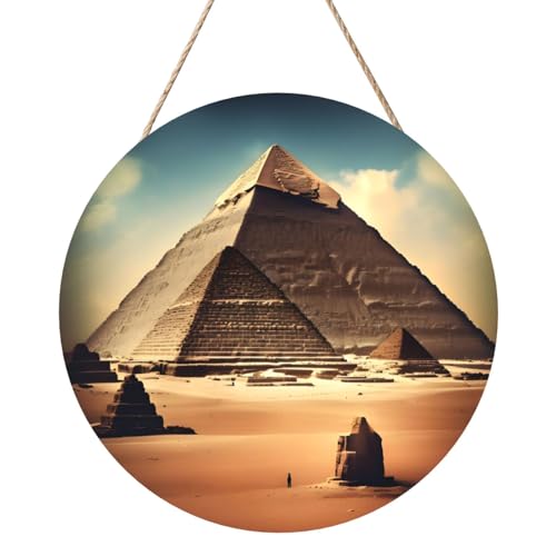 Dreaming of The Pyramids of Khufu Round Wood Panel Painting 30.5 cm Exquisite Artwork, Environmentally Friendly Wood, An Elegant Choice For Home Decoration. Dreaming of The Pyramids of Khufu Round Wood Panel Painting 30.5 cm Exquisite Artwork, Environmentally Friendly Wood, An Elegant Choice For Home Decoration. von Inkmhztk