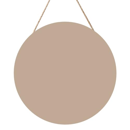 Einfarbiges hellbraunes rundes Holzpaneelgemälde, 30,5 cm. Exquisites Kunstwerk, umweltfreundliches Holz, eine elegante Wahl für Heimdekoration. Einfarbiges hellbraunes rundes Holzpaneelgemälde, 30,5 cm. Exquisites Kunstwerk, umweltfreundliches Holz, eine elegante Wahl für Heimdekoration. von Inkmhztk