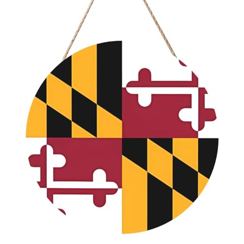 Flagge von Maryland Runde Holztafelmalerei 12 Zoll Exquisite Kunstwerke, umweltfreundliches Holz, eine elegante Wahl für Heimdekoration. Flagge von Maryland Runde Holztafelmalerei 12 Zoll Exquisite Kunstwerke, umweltfreundliches Holz, eine elegante Wahl für Heimdekoration. von Inkmhztk