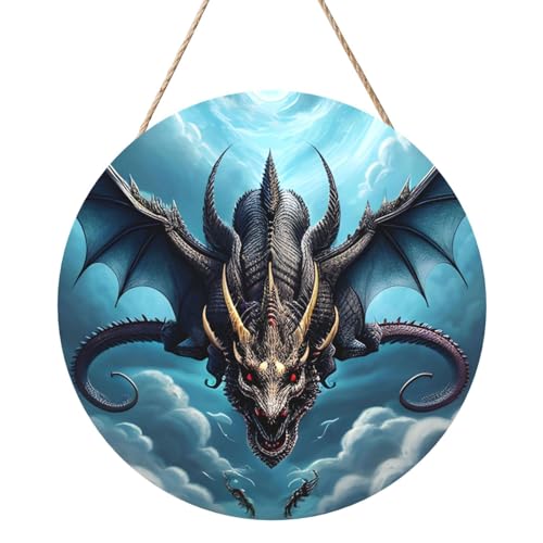 Flying Dragon Round Wood Panel Painting 30.5 cm Exquisite Artwork, Environmentally Friendly Wood, A Elegant Choice for Home Decoration. Flying Dragon Round Wood Panel Painting 30.5 cm Exquisite Artwork, Environmentally Friendly Wood, A Elegant Choice for Home Decoration. von Inkmhztk