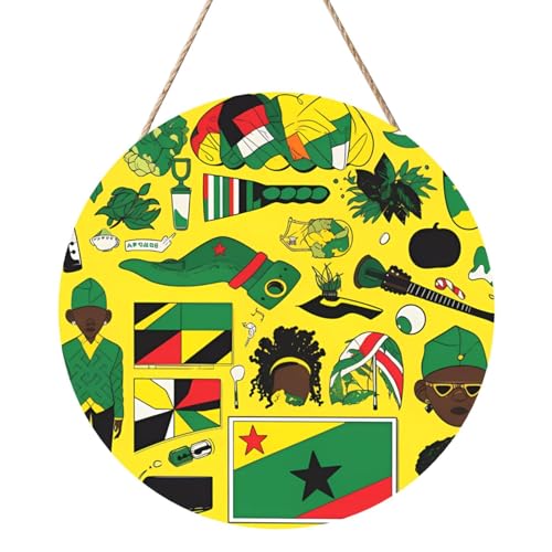 Jamaican Elements Runde Holztafelmalerei 12 Zoll Exquisite Kunstwerke, umweltfreundliches Holz, eine elegante Wahl für Heimdekoration. Jamaican Elements Runde Holztafelmalerei 12 Zoll Exquisite Kunstwerke, umweltfreundliches Holz, eine elegante Wahl für Heimdekoration. von Inkmhztk