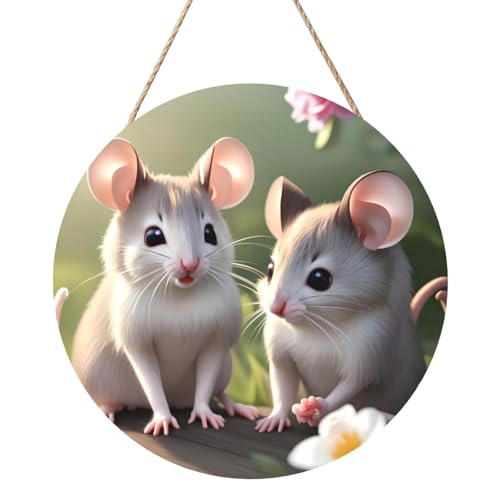Maus in Love Runde Holztafelmalerei 12 Zoll Exquisites Kunstwerk, umweltfreundliches Holz, eine elegante Wahl für Heimdekoration. Maus in Love Runde Holztafelmalerei 12 Zoll Exquisites Kunstwerk, umweltfreundliches Holz, eine elegante Wahl für Heimdekoration. von Inkmhztk
