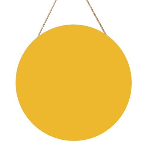 Rundes Holzpaneelgemälde, einfarbig, goldfarben, 30,5 cm. Exquisites Kunstwerk, umweltfreundliches Holz, eine elegante Wahl für Heimdekoration. Rundes Holzpaneelgemälde, einfarbig, goldfarben, 30,5 cm. Exquisites Kunstwerk, umweltfreundliches Holz, eine elegante Wahl für Heimdekoration. von Inkmhztk