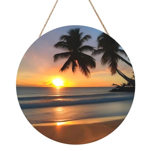 Sunset Beach Runde Holzpaneelmalerei 12 Zoll Exquisite Kunstwerke, umweltfreundliches Holz, eine elegante Wahl für Heimdekoration. Sunset Beach Runde Holzpaneelmalerei 12 Zoll Exquisite Kunstwerke, umweltfreundliches Holz, eine elegante Wahl für Heimdekoration. von Inkmhztk