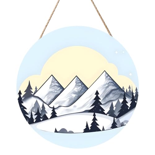 Weiße Schneegebirge Runde Holztafelmalerei 12 Zoll Exquisites Kunstwerk Umweltfreundliches Holz Eine Elegante Wahl für Heimdekoration. Weiße Schneegebirge Runde Holztafelmalerei 12 Zoll Exquisites Kunstwerk Umweltfreundliches Holz Eine Elegante Wahl für Heimdekoration. von Inkmhztk